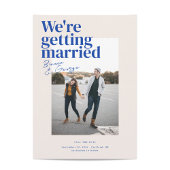 Belmont Bruiloft Save the Date Kaart