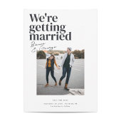 Belmont Bruiloft Save the Date Kaart