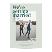 Belmont Bruiloft Save the Date Kaart