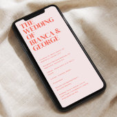 Belmont Digital Wedding Ceremony Programma