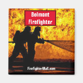 Belmont Firefighter Magnet (Voorkant)