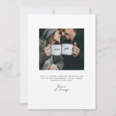 Belmont foto bruiloft kaart (Achterkant)