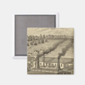 Belmont Glass Works, Bellaire, Ohio Magneet (Voorkant / Achterkant)