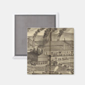 Belmont Nail Works, Wheeling Magneet (Voorkant / Achterkant)
