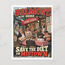 Belmont Save the Diet Briefkaart