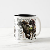 Belmont Stakes 145 Tweekleurige Koffiemok (Voorkant rechts)