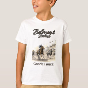 Belmont Stakes, paardenraces, schets T-shirt
