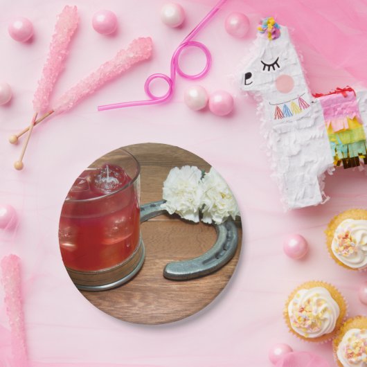 Belmont-stakingen Papieren Bordje (Feest)