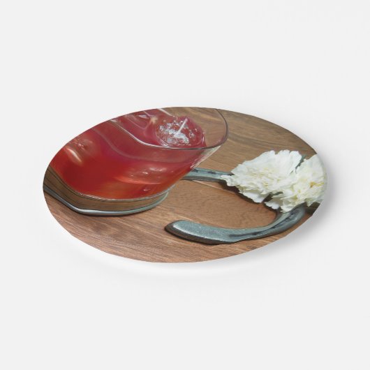 Belmont-stakingen Papieren Bordje (Gekanteld)