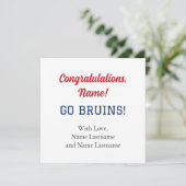 Belmont University (Go Bruins!) Cadeau Kaart (Staand voorkant)