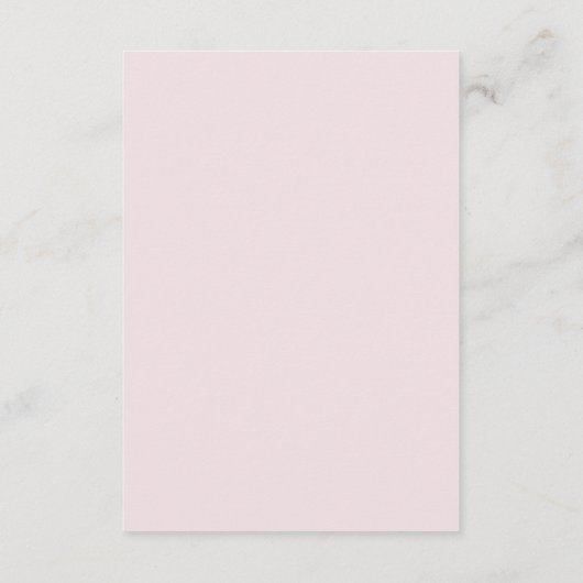 Belmont verticale bruiloft informatiekaartje (Achterkant)