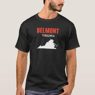 Belmont Virginia Verenigde Staten Amerika Reizen V T-shirt