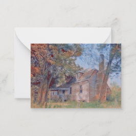 Belmont was near Ottoman, Virginia Notitiekaartje