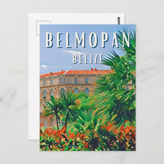 Belmopan, de groene stad Belize Briefkaart (Voorkant / Achterkant)