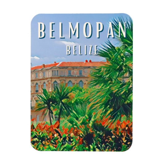 Belmopan, de groene stad Belize Magneet (Verticaal)