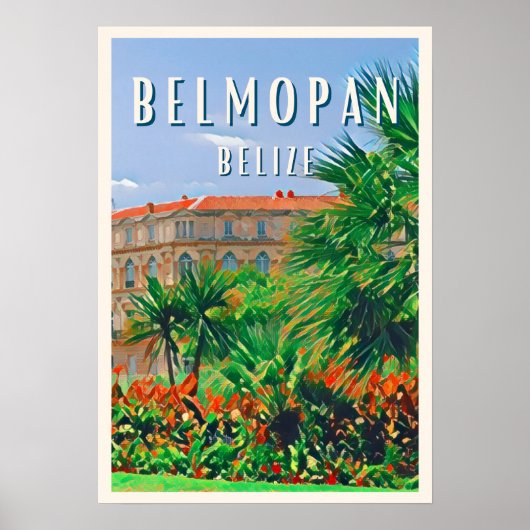 Belmopan, de groene stad Belize Poster (Voorkant)
