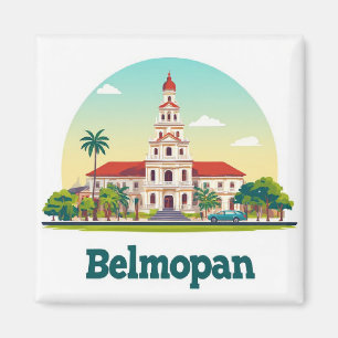 Belmopan stadslandmark magneet