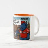 Belo Champs Tweekleurige Koffiemok (Voorkant rechts)