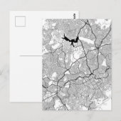 Belo Horizonte Brazil Map Briefkaart (Voorkant / Achterkant)