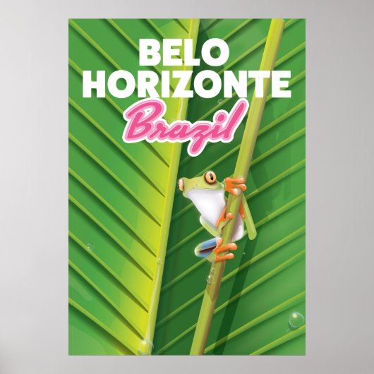 Belo Horizonte, Braziliaanse reisposter Poster (Voorkant)