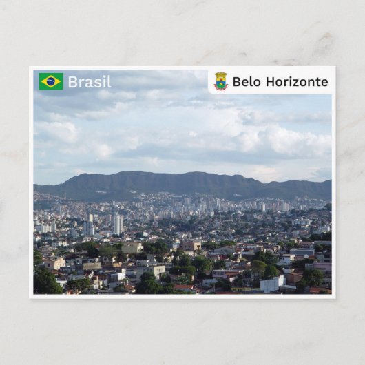 Belo Horizonte - Brazilië Briefkaart (Voorkant)