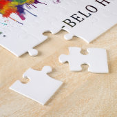 Belo Horizonte Brazilië Skyline Legpuzzel (Zijkant)