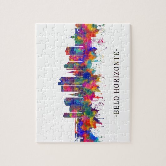 Belo Horizonte Brazilië Skyline Legpuzzel (Verticaal)