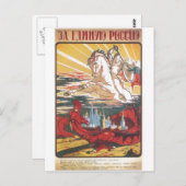 Beloe Delo - Russische propaganda voor de burgeroo Briefkaart (Voorkant / Achterkant)