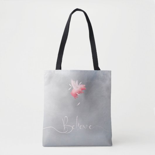 Beloevende varken tote bag (Voorkant)