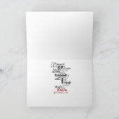 *BELOFTE* EN EEN *WENS* AAN BESTE VRIEND OP VERJAA KAART (Binnen)