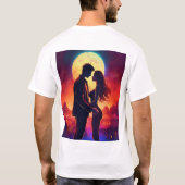 Belofte in het maanlicht. t-shirt (Achterkant)