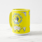 Belofte onder de rozen geel mok (Voorkant links)