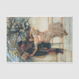 Belofte van de lente (door Lawrence Alma-Tadema) Tissuepapier