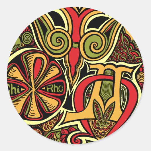 Belofte van de Ouden Ronde Sticker (Voorkant)