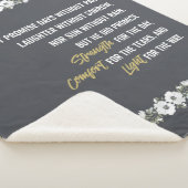 Belofte van kracht Comfort en licht Sherpa Deken (3/4)