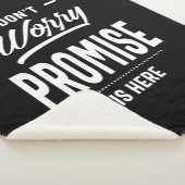 Beloften Gepersonaliseerde naam Birthday Gift Sherpa Deken (3/4)