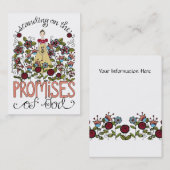 Beloften - Inspiratiekaart Visitekaartje (Voorkant / Achterkant)
