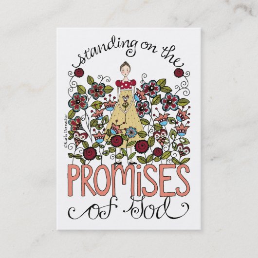 Beloften - Inspiratiekaart Visitekaartje (Voorkant)