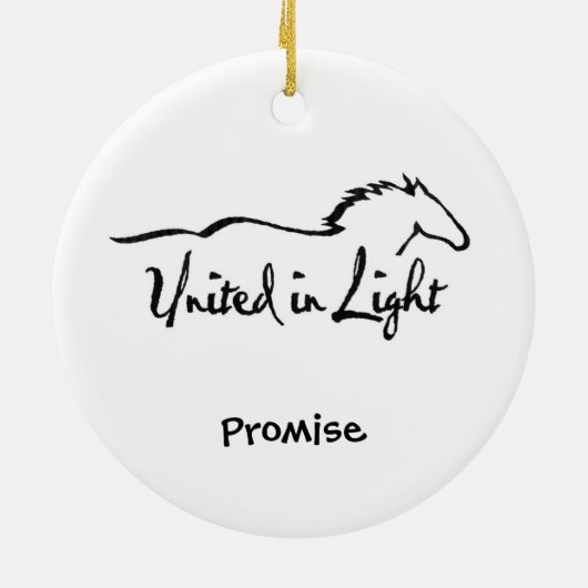 Beloften Keramisch Ornament (Achterkant)