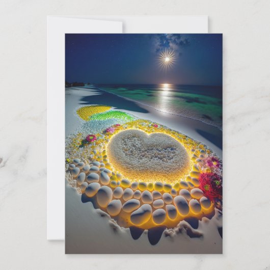 Beloften onder de sterren: Lichtgevende sterrenhem Kaart (Voorkant)