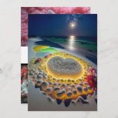 Beloften onder de sterren: Lichtgevende sterrenhem Kaart (Voorkant / Achterkant)