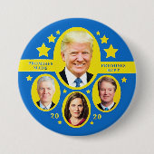Beloften: Trump en de Supremes Ronde Button 7,6 Cm (Voorkant)