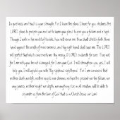 Beloften van God Scripture Obey en Receive Poster (Voorkant)