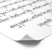 Beloften van God Scripture Obey en Receive Poster (Hoek)