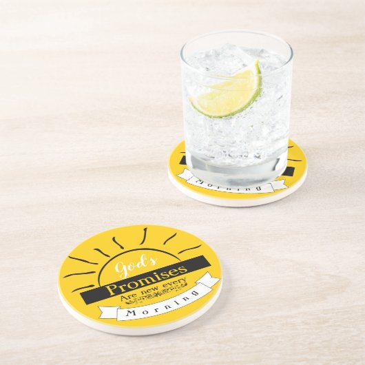 Beloften  zandsteen onderzetter (Zijkant)