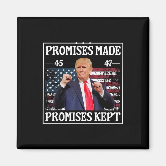 Beloftes die gedaan zijn houden Trump Magneet (Voorkant)