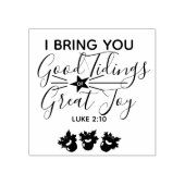 Beloftes van de kersttekst | Christenen Rubberstempel (Afrduk)