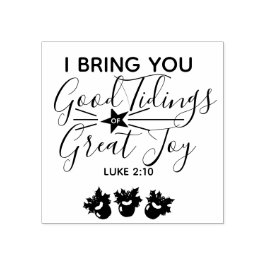 Beloftes van de kersttekst | Christenen Rubberstempel