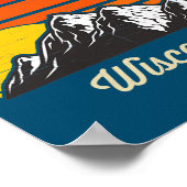 Beloit Wisconsin Retro City USA Poster (Hoek)