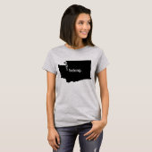Belong Washington State Map T-shirt (Voorkant volledig)